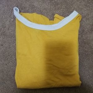 yellow t-shirt